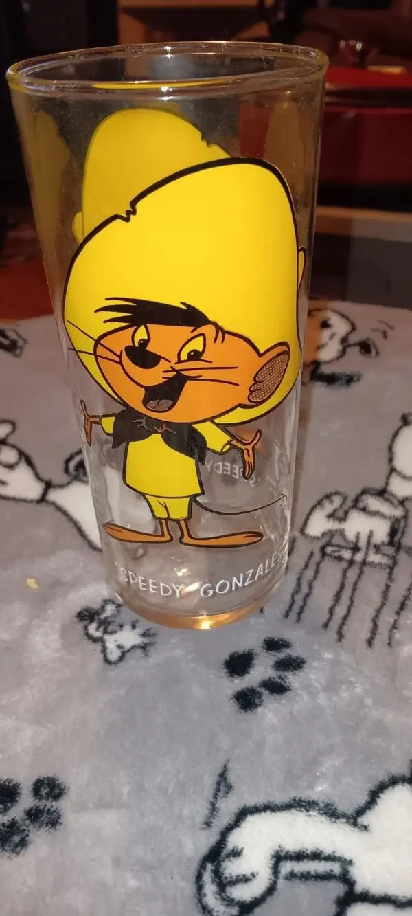 Pepsi Collector Series Glass 1973 Speedy Gonzales Glass